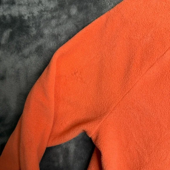 Patagonia Womens Orange Classic Microdini Fleece Jacket Size Small - Picture 4 of 16
